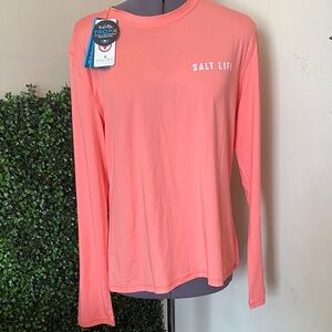 Salt Life Peach Long Sleeve Tee